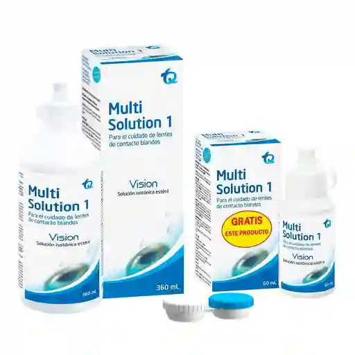 Oferta Multisolution 1 Solución Lentes Estuche +360 +