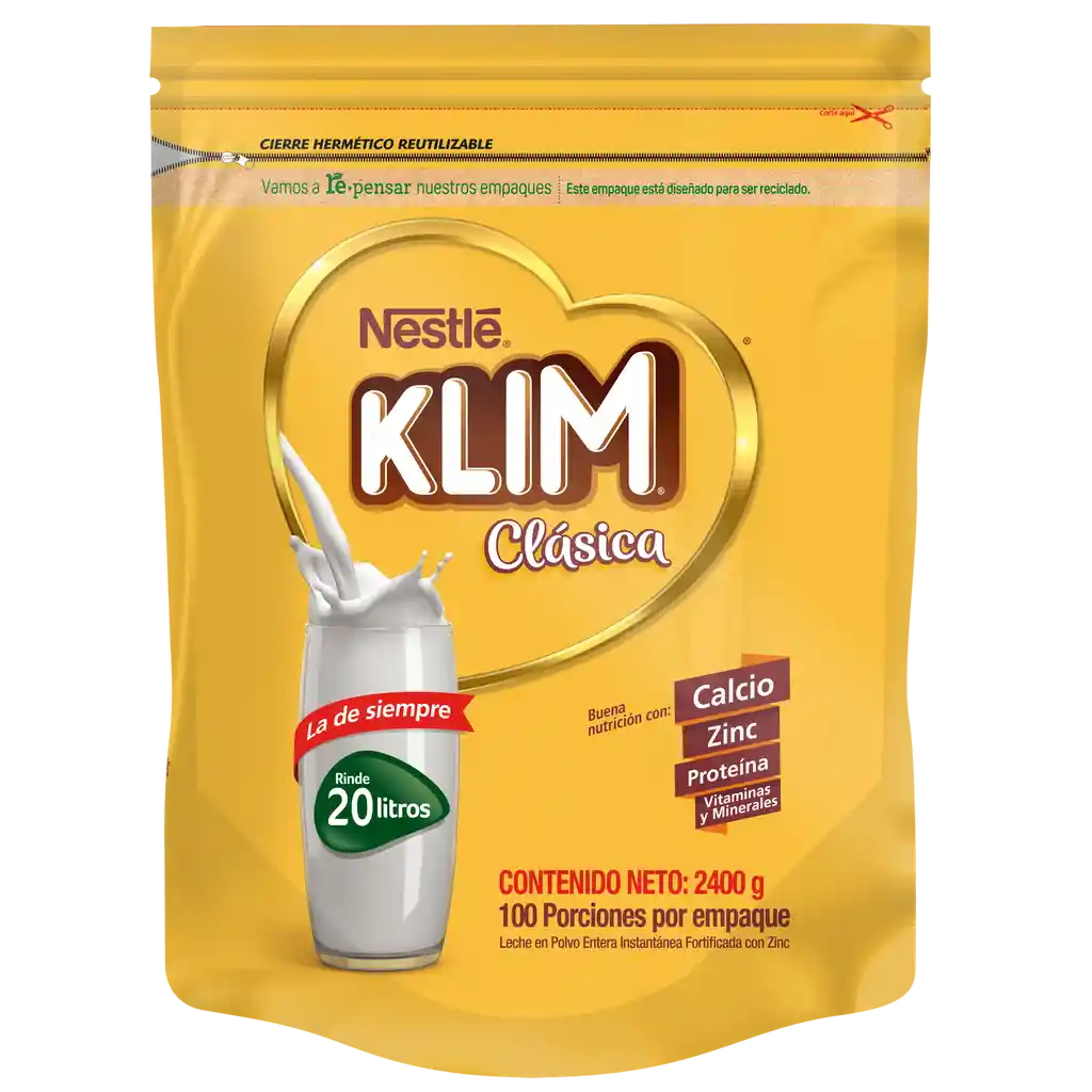 Leche en polvo KLIM Clásica x 2400g
