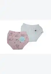 Panty Set X2 100% Alg 6/12 Mese-rosa Clar