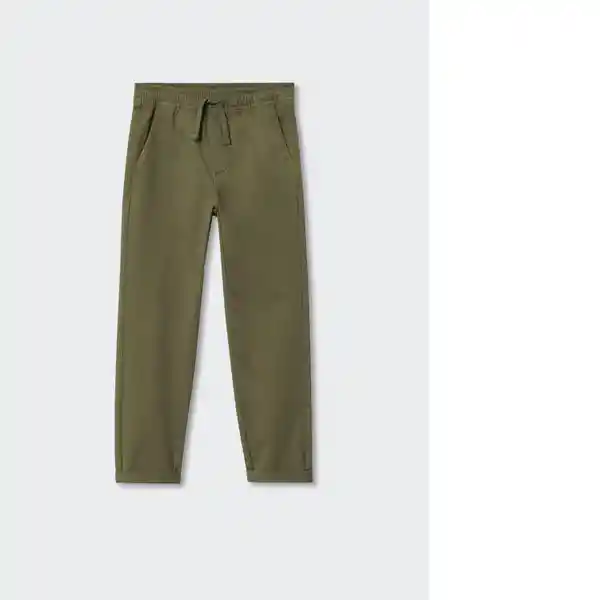 Pantalón Franky Khaki Talla 07 Niños Mango