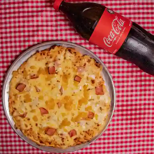 Pizza Mediana + Coca Cola 1.5 Litros