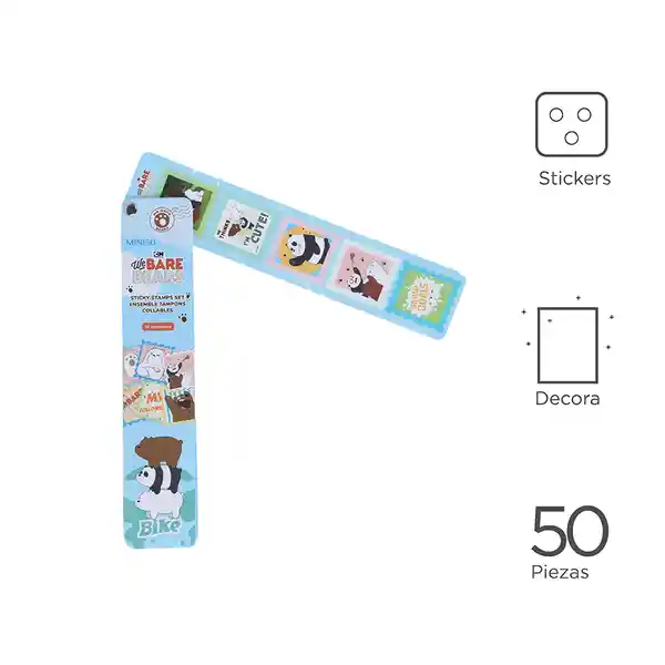 Sticker de we Bare Bears Miniso