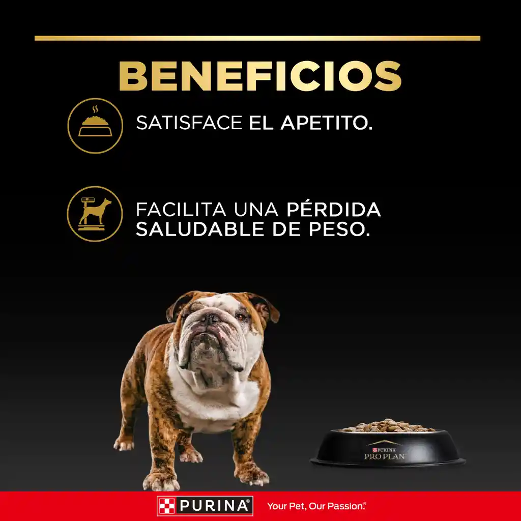 Comida para perros adultos calorias reducidas razas medianas y grandes Purina Pro Plan x 3 kg