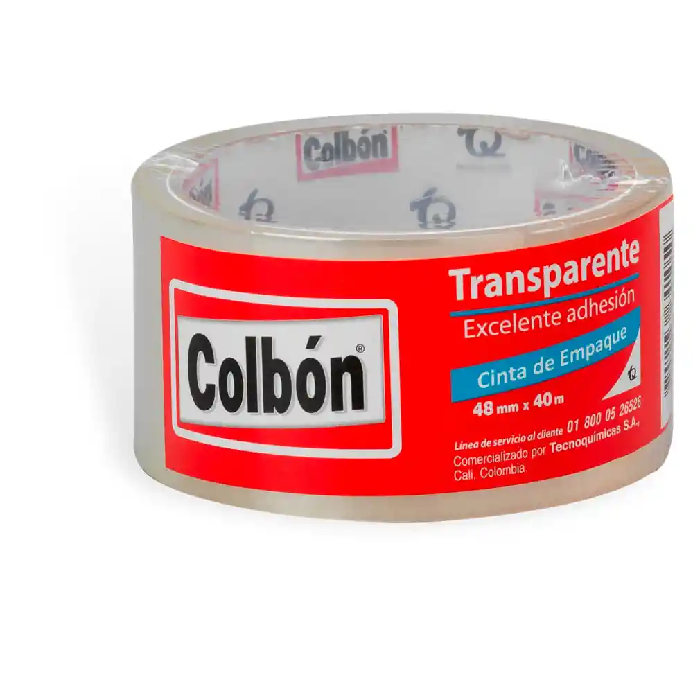 Cinta Empaque Colbon Transparente 48 Mm X 40 M