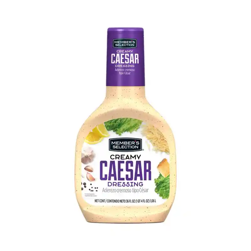Member's Aderezo Cremoso Tipo Cesar - Para Ensaladas y Vegetales