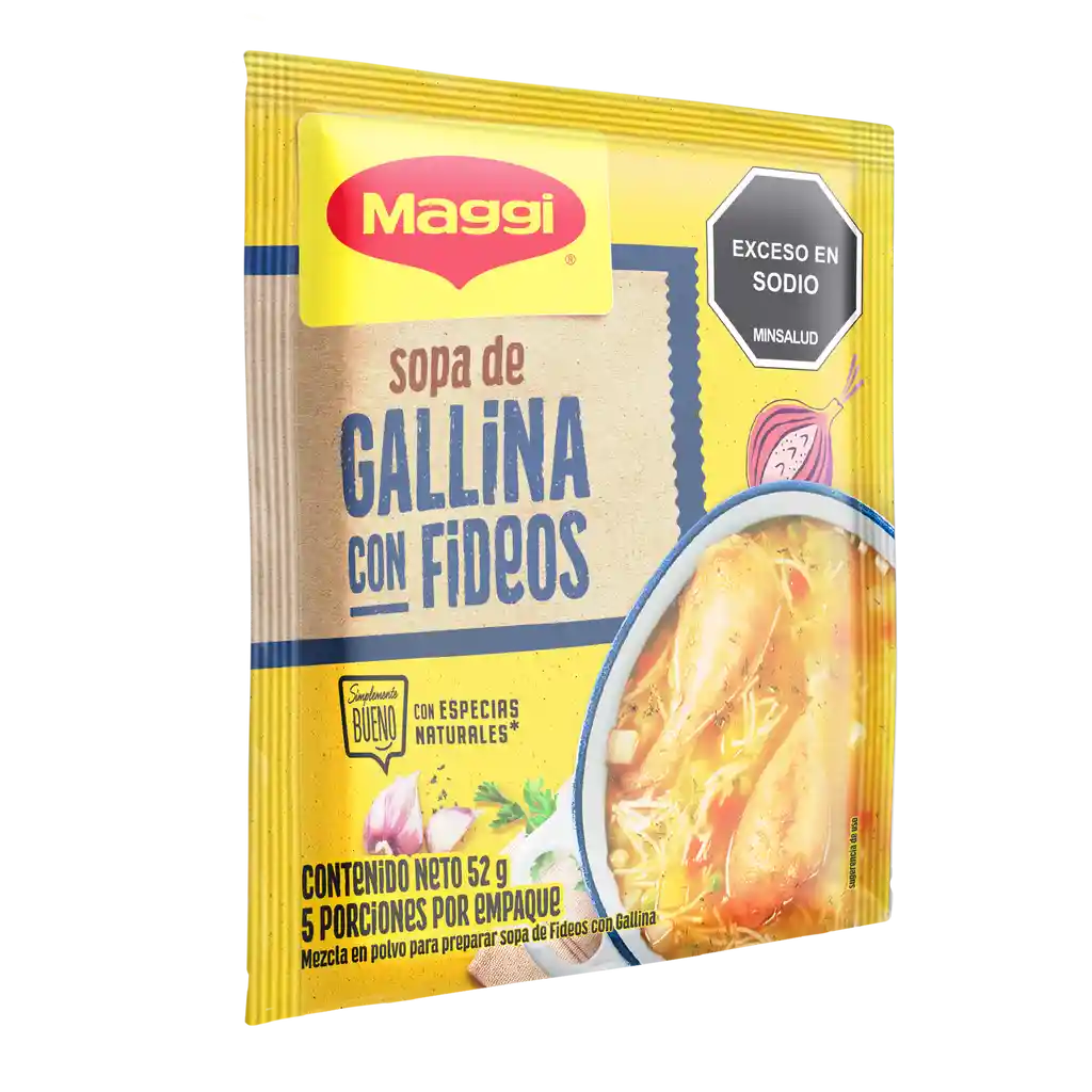 Sopa MAGGI Gallina con Fideos x 52g