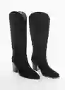 Botas Ute Negro Talla 39 Mujer Mango