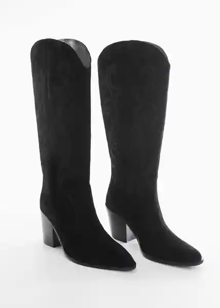 Botas Ute Negro Talla 39 Mujer Mango
