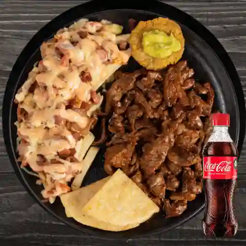 Combo solomo mixto d'kché + coca cola