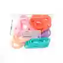 Pack de Ligas Mini Para Cabello Mix de Colores Miniso