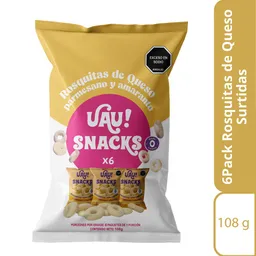 Rosquitas Uau! Pack X6 (108 Gr)