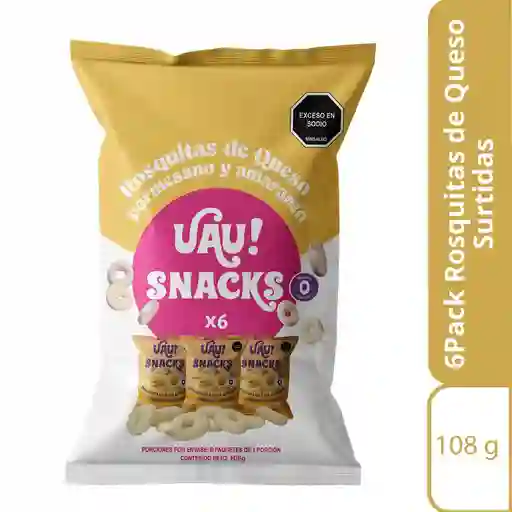 Rosquitas Uau! Pack X6 (108 Gr)