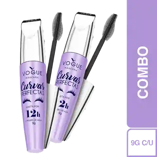 2 x Pestañina Vogue Pestañas Curvas Perfectas