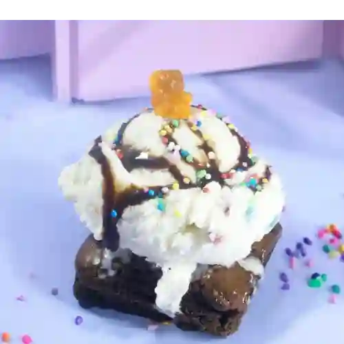 Brownie con Helado