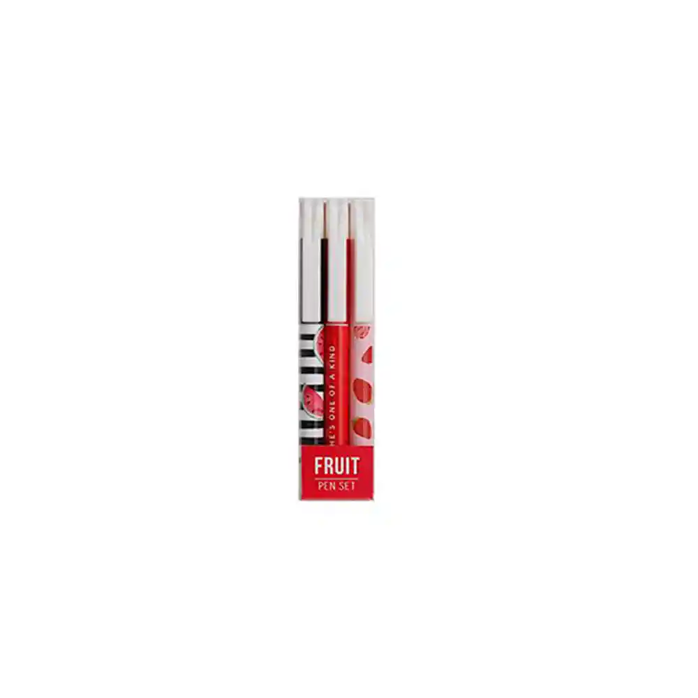 Miniso Pluma Con Tapa Fruit Series Tinta Negra 1.0 mm
