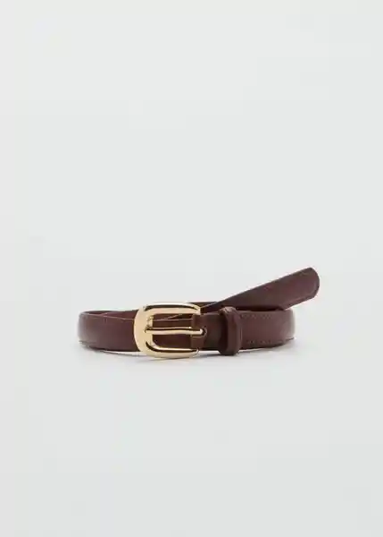 Cinturón Nico Marron Talla S Mujer Mango