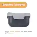 Contenedor de Alimentos 2 Compartimentos Cuchara Style Miniso