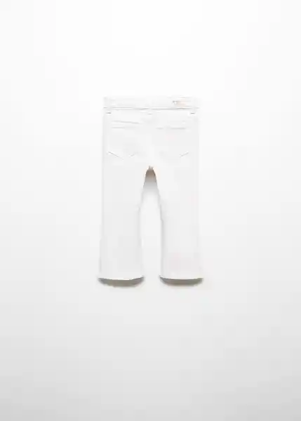 Jean Flareb Niñas Blanco Talla 69 Mango