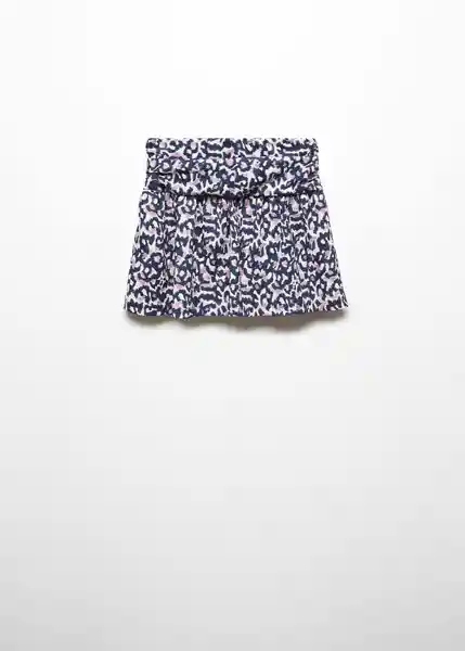 Falda Lia Navy Talla 10 Niñas Mango