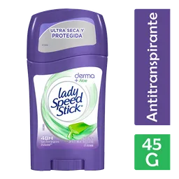 Antitranspirante Lady Speed Stick Derma + Aloe Barra 45 g