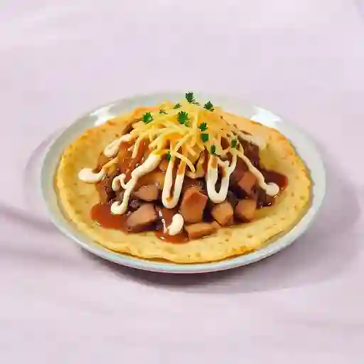 Arepa Carne Chicharrón