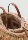 Bolso P Broom Beige Talla 99 Mujer Mango