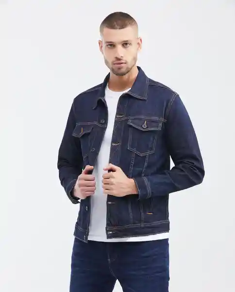 Chaqueta Linea Oscura Masculino Azul Rey Oscuro M Chevignon