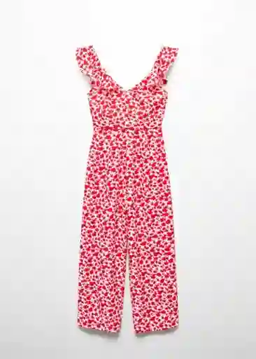 Enterizo Mono Trinidad Rojo Talla S Mujer Mango