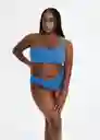 Top Bikini Delosp Azul Talla 24 Mujer Mango