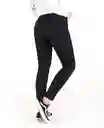 pantalon skinny tiro medio alto paris negro talla 12 mujer Naf-Naf