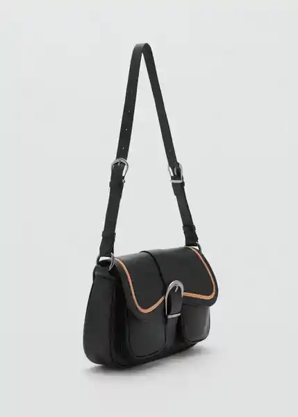 Bolso M Daria Negro Talla 99 Mujer Mango