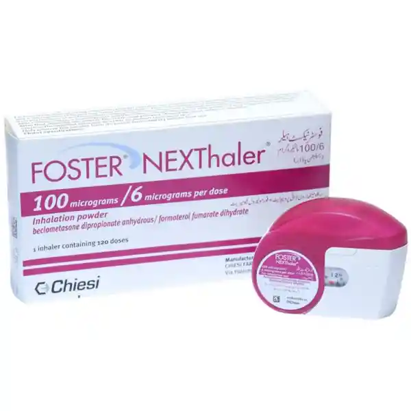 Foster Nexthaler Polvo Para Inhalación (100 mg/6 mcg)