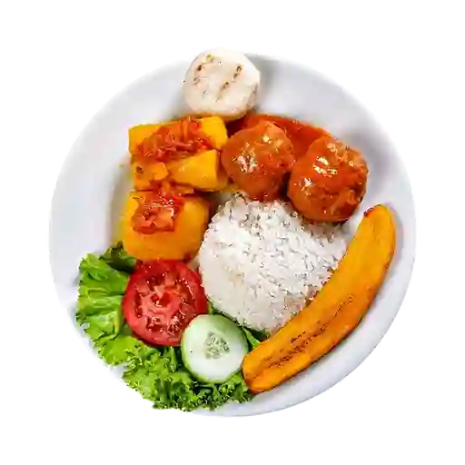 Sudado con Albóndiga