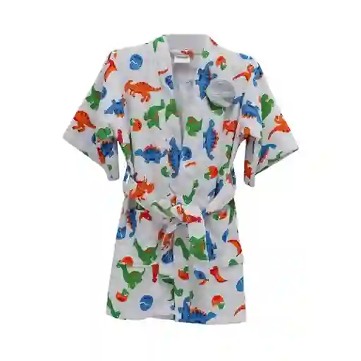 Fatelares Bata Dinosaurio Infantil Niño Estampada Talla 2-4