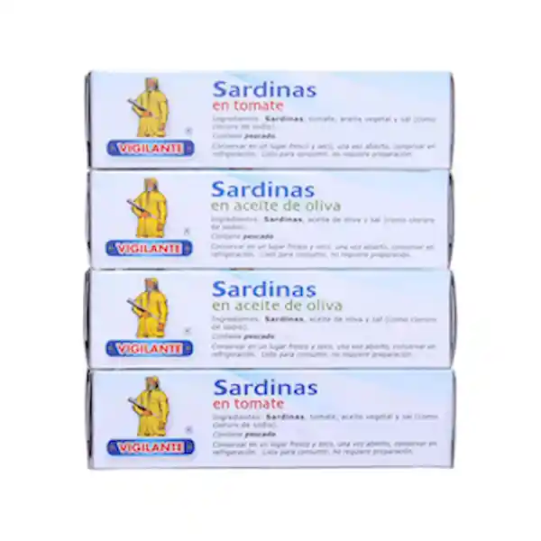 Vigilante Pack Sardina Surtidas