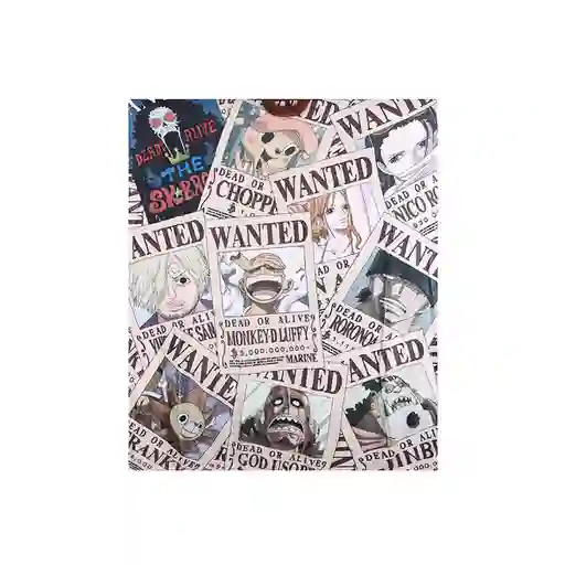 Manta Con Forma de Maletin Serie One Piece Miniso