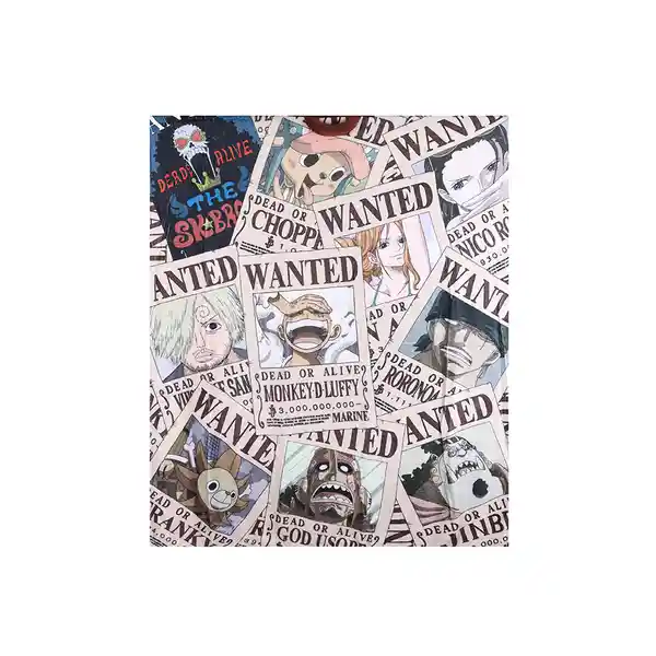 Manta Con Forma de Maletin Serie One Piece Miniso