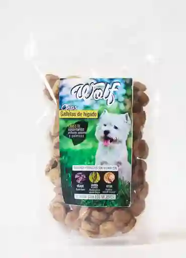 Wolf Snack Para Perro Chips de Hígado 450 g