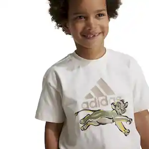 Adidas Camiseta Lk Dy Lk T Para Niño Blanco Talla 4T Ref: IV9643
