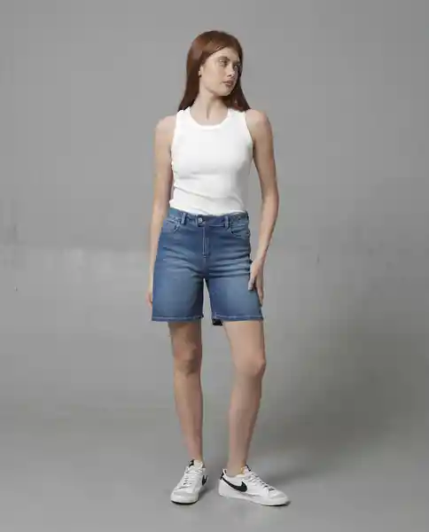 Short Mujer Azul Talla 8 259G004_AZU174021 Rifle