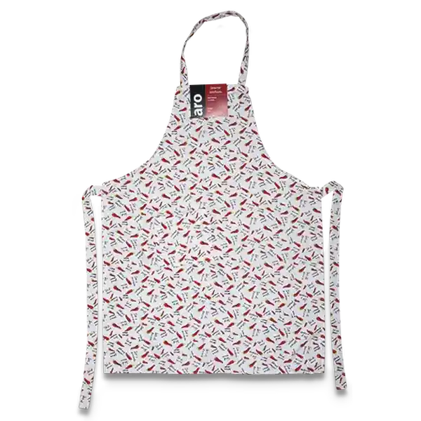 Delantal Aro Antifluido Estampado Talla U