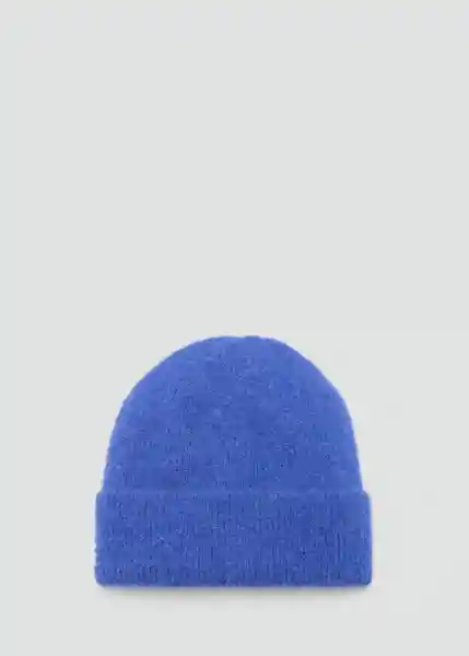 Gorro Mohi Azul Mujer Mango