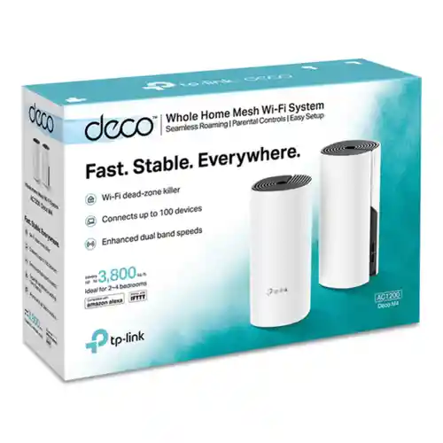 sistema wifi en malla ac1200 Tp-Link deco m4 paquete x2