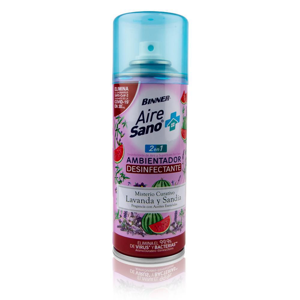 Binner Ambientador Desinfectante Sano Lavanda Sandía 250 ml