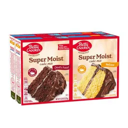 Betty Crocker Mezcla Para Preparar Tortas Húmedas de Vainilla