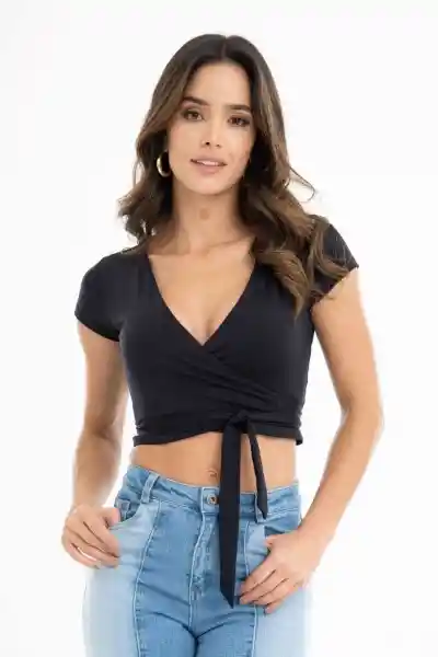 Ragged Blusa Salma Color Negro Talla S