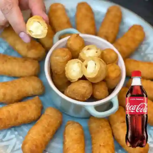Combo Deditos de Queso Costeño +Cocacola Orig 500ml