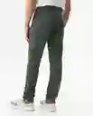 Pantalón Five Pocket Verde Pino Medio Talla 34 Chevignon