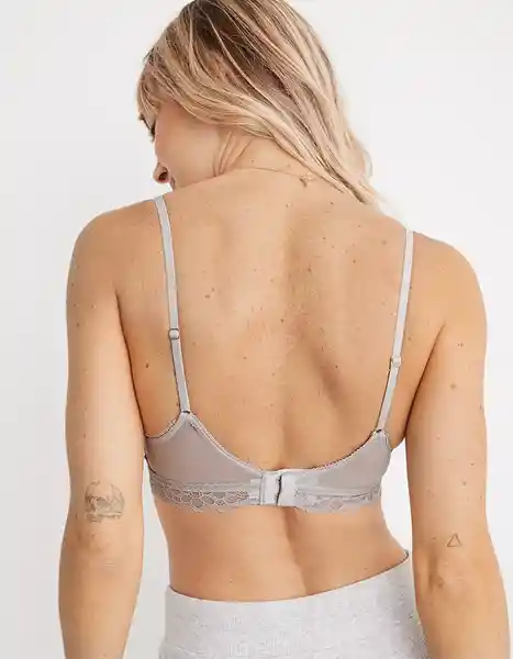 Bralette Aerie Gris Talla Large American Eagle 16983251