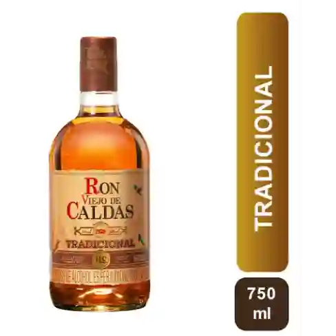 Ron caldas tradicional botella 750ml